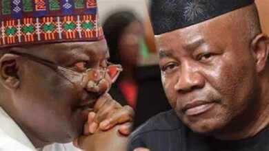 Ahmad Lawan and Godswill Akpabio