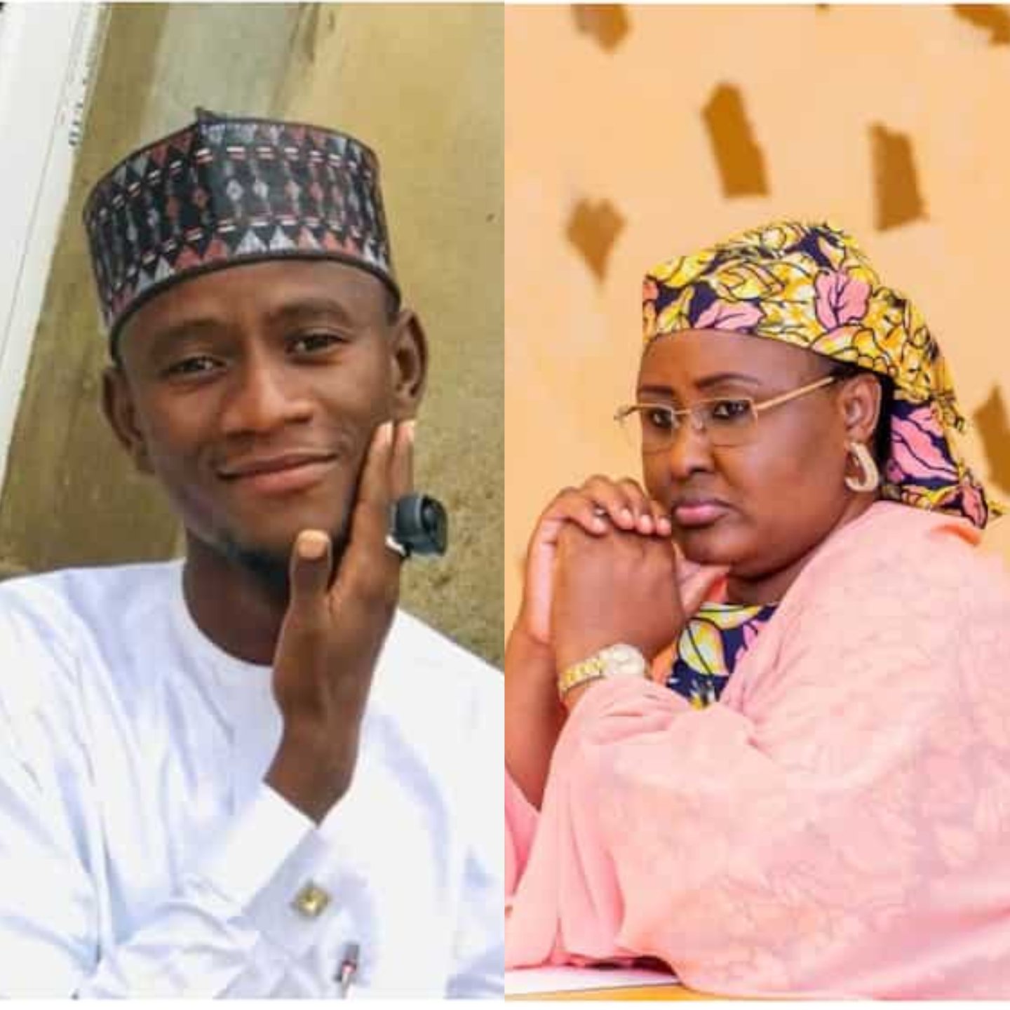 Aminu Mohammed and Aisha Buhari - crediblenews.com.ng