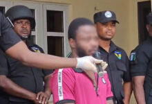 Suspect paraded before policemen