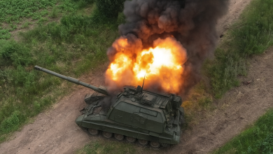 Ukrainian drone strike