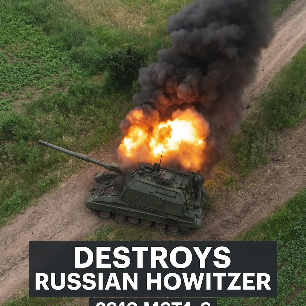 Ukrainian drone strike