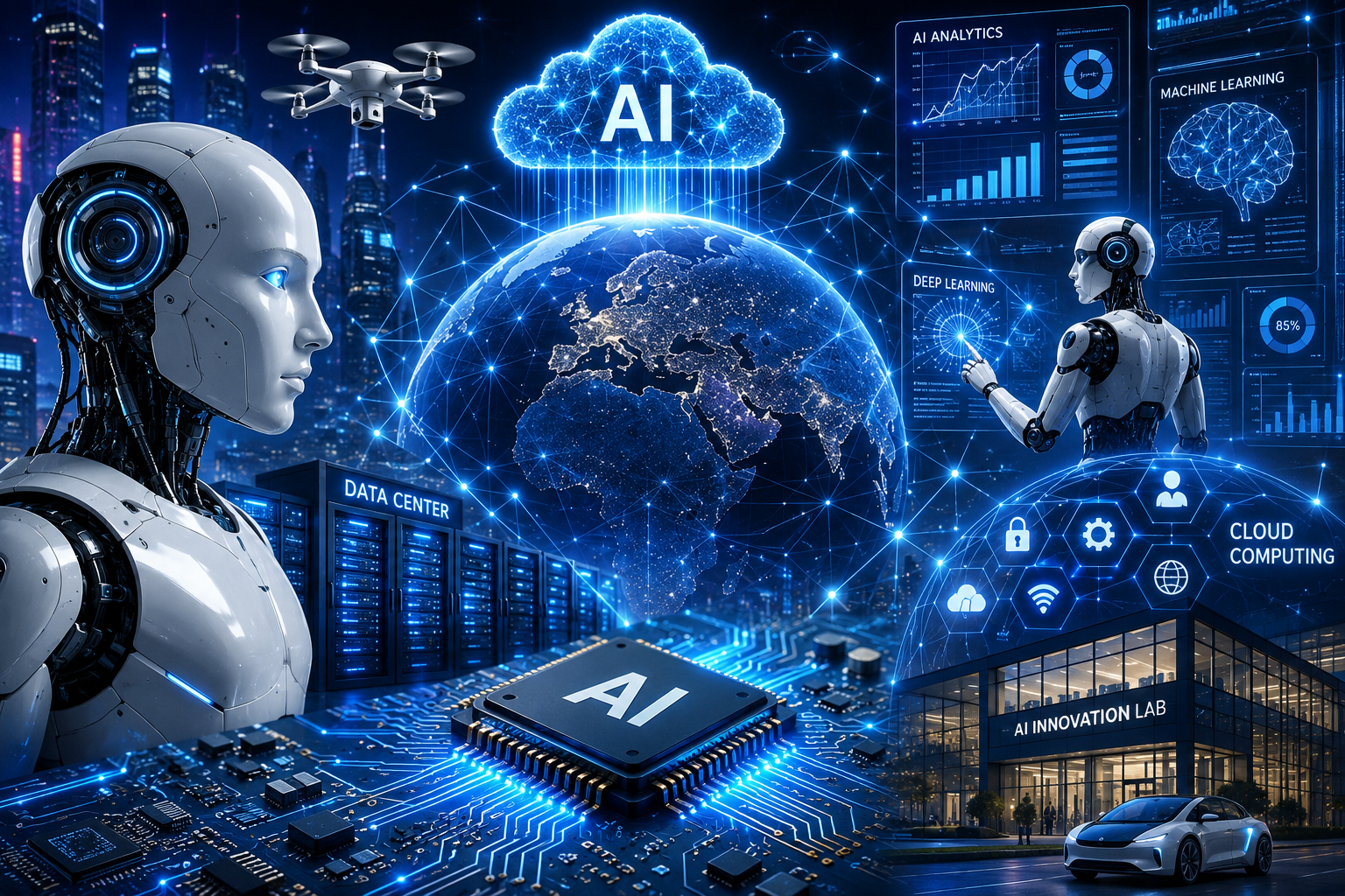 Artificial intelligence trends driving business innovation and digital transformation in 2026.