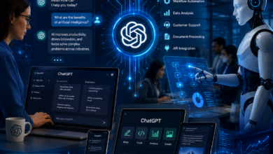 ChatGPT powering enterprise AI, productivity, and intelligent digital conversations.